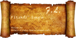 Fitzkó Laura névjegykártya